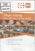 Thực trạng dân số Việt Nam 2008